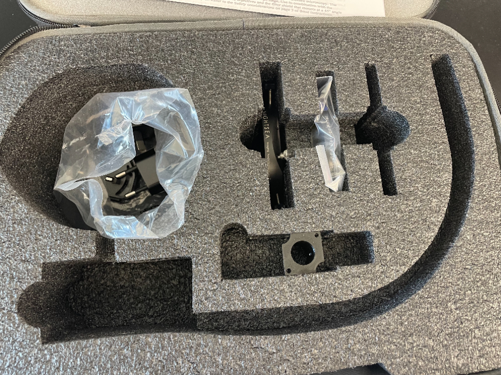 Image of NightSea Stereo Microscope Fluorescence Adapter parts